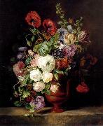 unknow artist Floral, beautiful classical still life of flowers.078 oil painting on canvas
